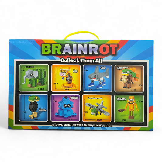 Set 8 Bloques Figuras Armado Personajes Brainrot Italiano