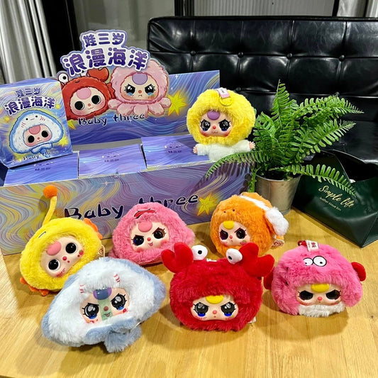 Baby Three Animales De Mar En Caja Sorpresas Peluches
