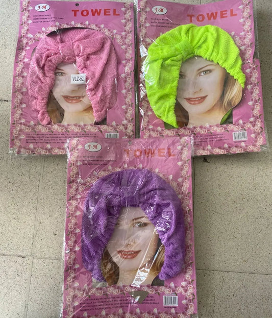Gorro De Microfibra Toalla Cabeza Salida De Baño Absorbente