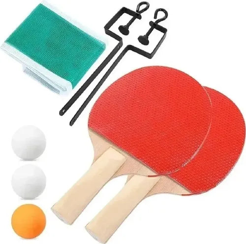 Set 2 Paletas De Ping Pong con malla