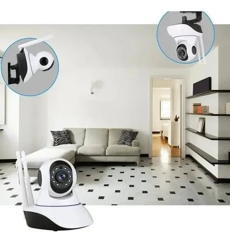 Camara Ip Vigilancia Robotizada Hd/wifi/ 5 Antenas 360 Grado
