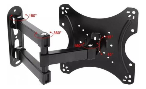 Soporte Tv 117b-2 14 A 55 Pulgadas Peso Max 50kg Color Negro