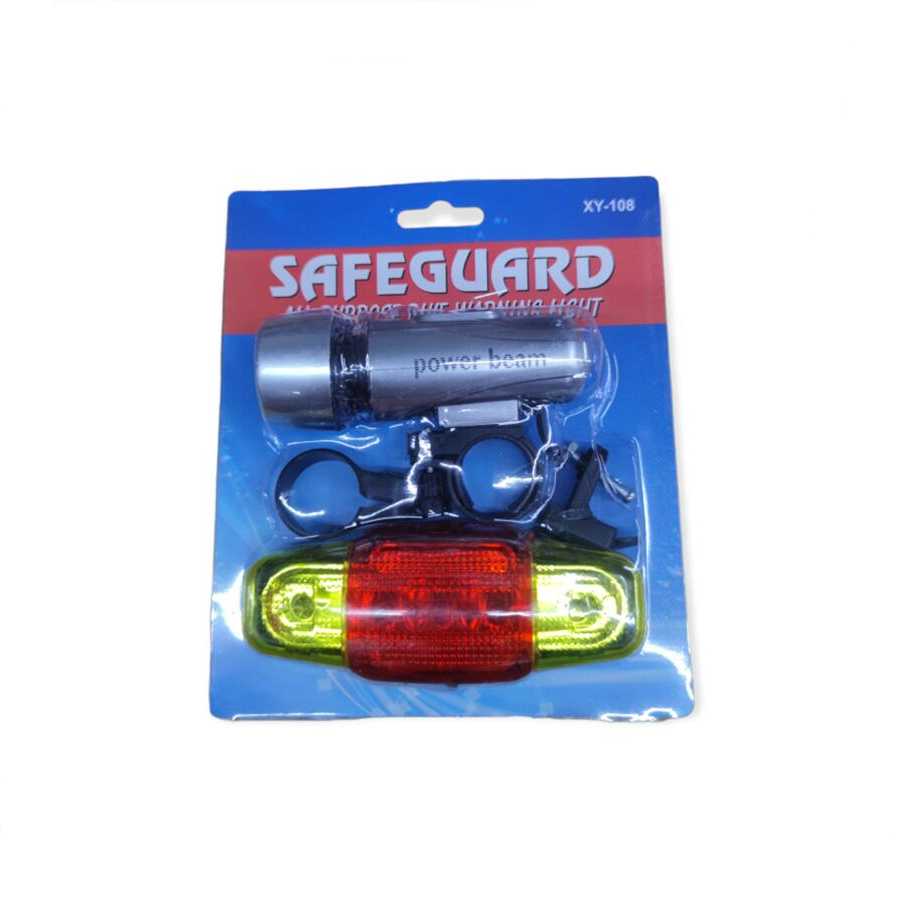 Luz Led Trasera Safeguard Para Bicicleta Resistente Al Agua