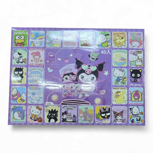 40 piezas Mini Figuras de Animación Misteriosas Juego de Caja