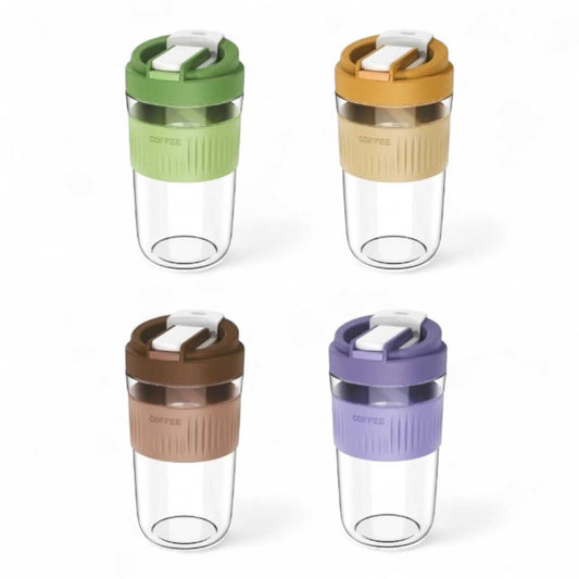 Vaso de cafe de vidrio