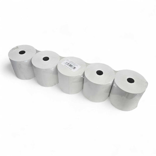 Set 5 rollos papel termico 80*80