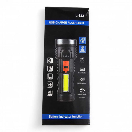 Linterna Led Recargable Usb
