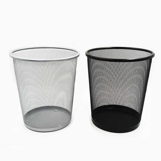 Cubo de basura de hierro mediano