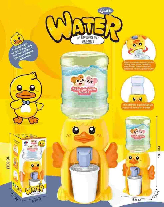 Juguete de dispensador de agua de pato amarillo