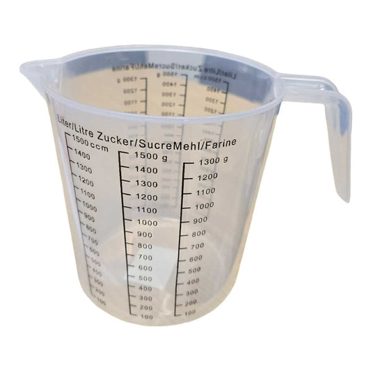 Jarro con medidas de plástico 1500 ml