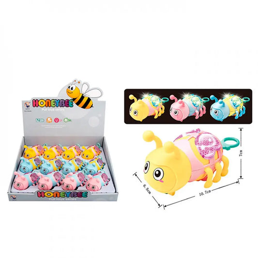 abeja de juguete de cuerda con luz