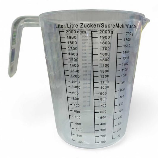 Jarro con medidas de plástico 2000 ml