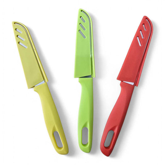 Cuchillo Para Cocina Mango Y Funda Plástica
