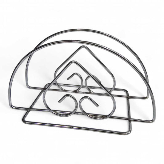 Servilletero Porta Servilletas Diseño Corazón Acero Inox