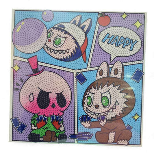 Pintura de diamantes de labubu 30*30cm