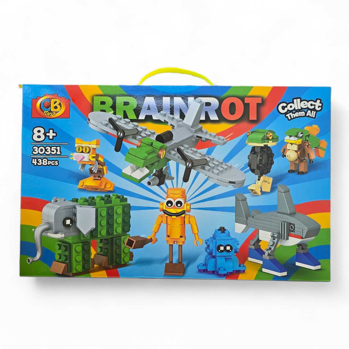Set 8 Bloques Figuras Armado Personajes Brainrot Italiano