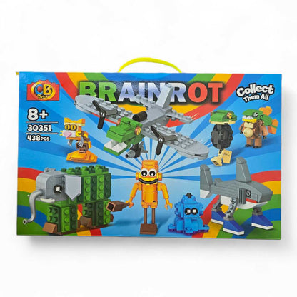 Set 8 Bloques Figuras Armado Personajes Brainrot Italiano