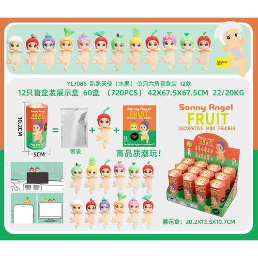 sonny angels de fruta para celular 12 cajas