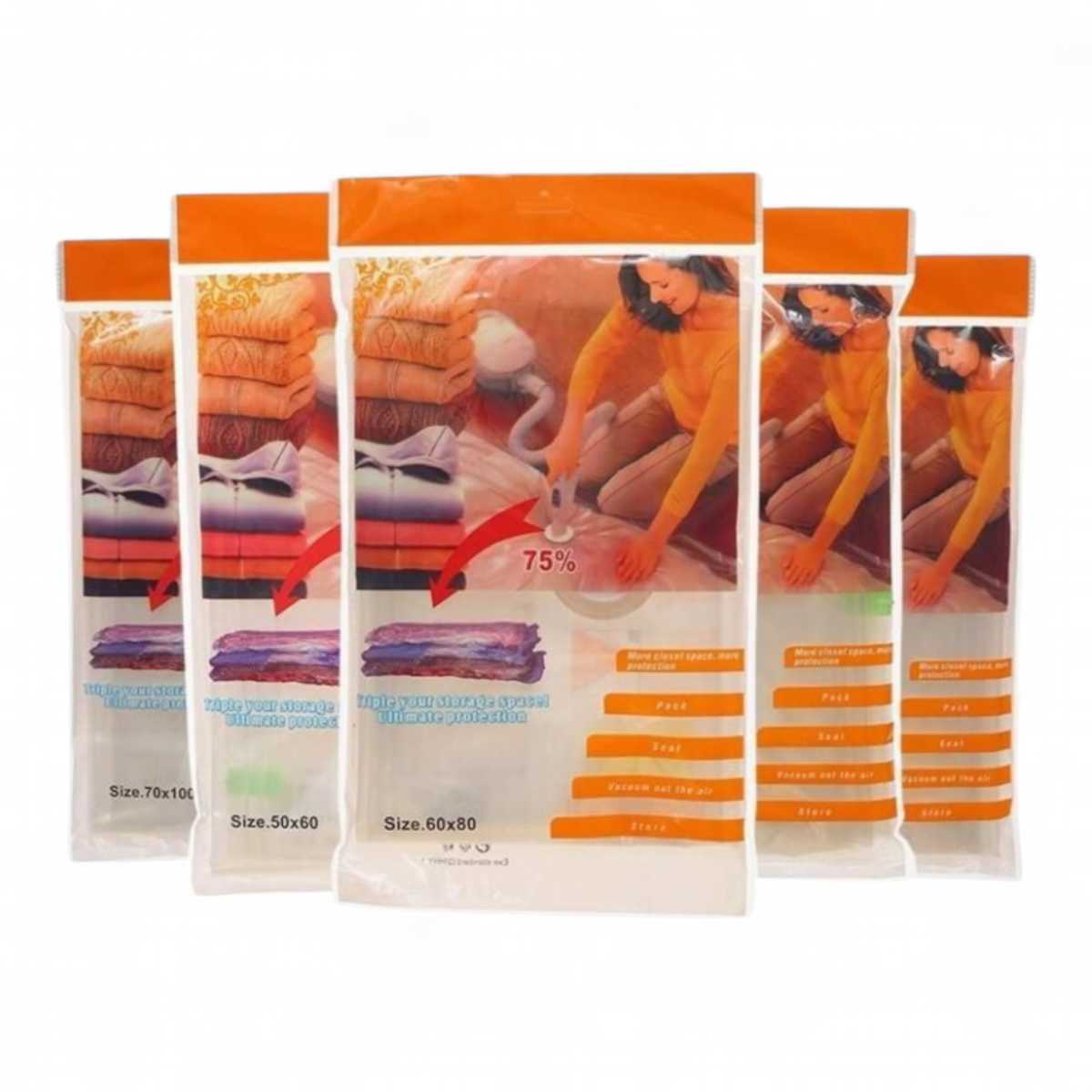 Bolsa de vacío para guardar ropa