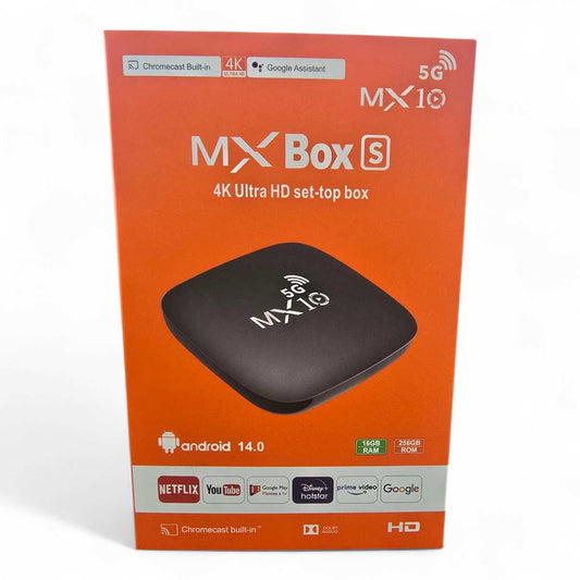 TV BOX MX10 12GB+256GB 4K