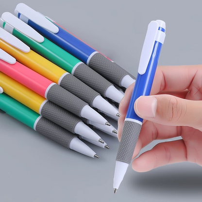 Pack 6 Bolígrafos Click Lápices 1mm Estudio Oficina
