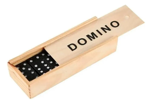 Negro Domino 28 Set En Caja De Madera 17*5.7cm