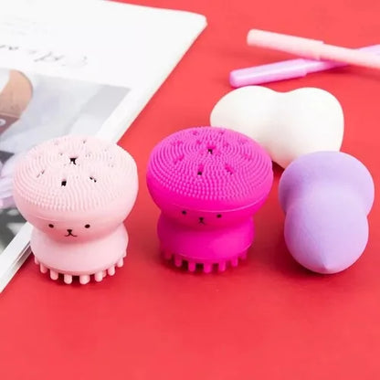Esponja De Maquillaje + Limpiador Facial