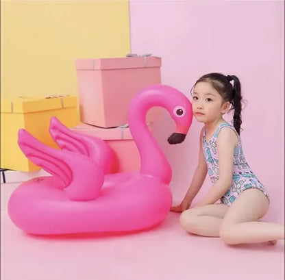 Flotador Rosado Con Forma De Flamenco Para Playa/piscina