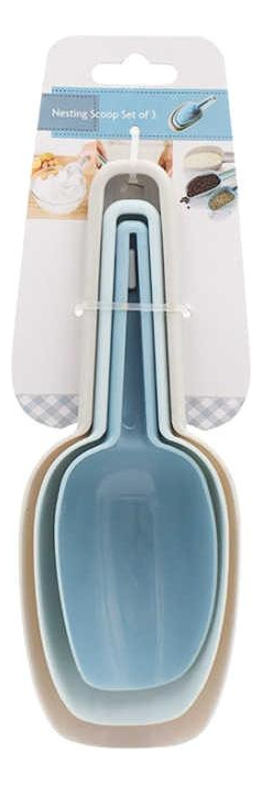 Pack 3 Cucharas De Plástico Multiusos Para Cocina Y Bar