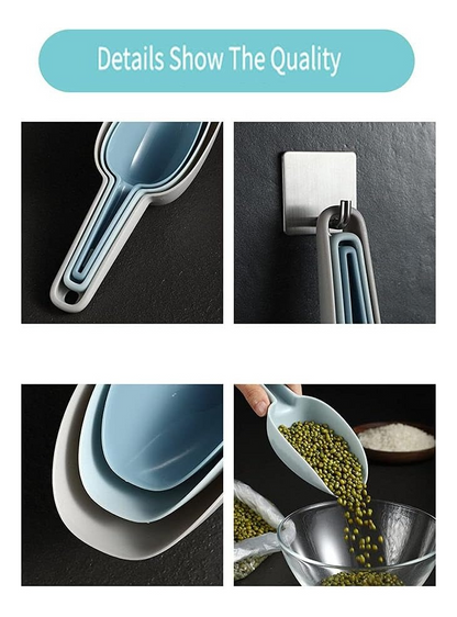 Pack 3 Cucharas De Plástico Multiusos Para Cocina Y Bar