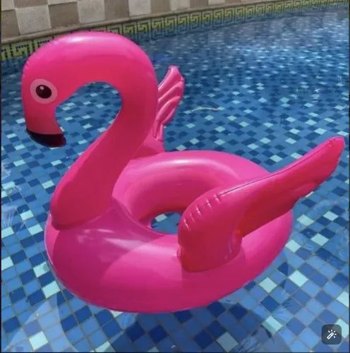Flotador Rosado Con Forma De Flamenco Para Playa/piscina