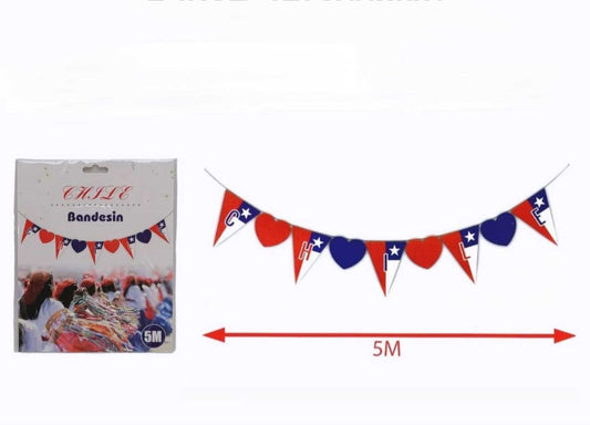 BANDERIN CHILE 5M