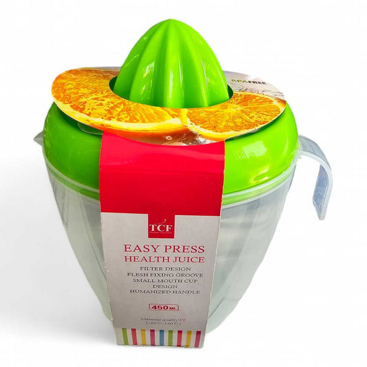 Exprimidor Manual C/recipiente 450ml Cítricos Limón Jarrón