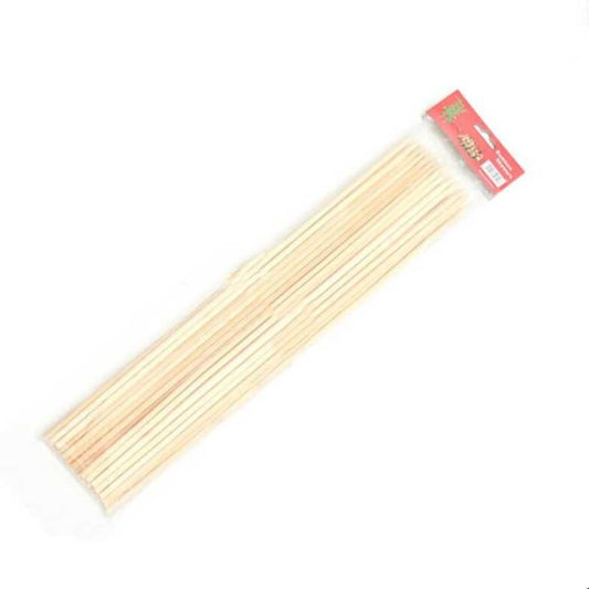50p Pinchos Brochetas Madera 40 Cm Anticuchos Palos Bamboo