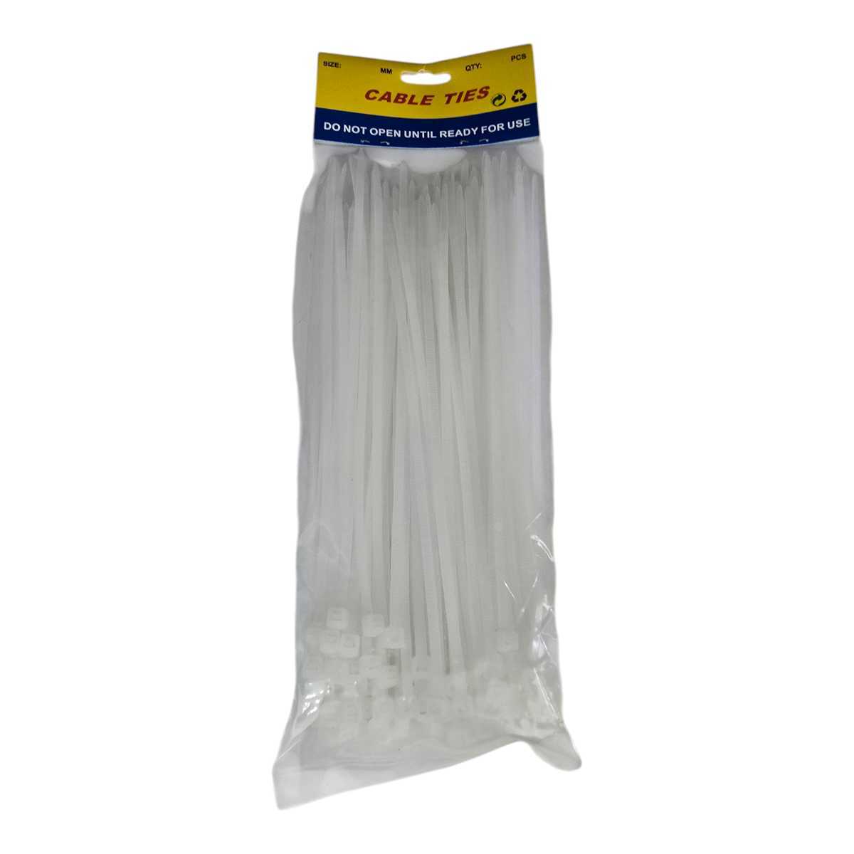 Amarra Plastica 300 X 3.6 Mm.blanca