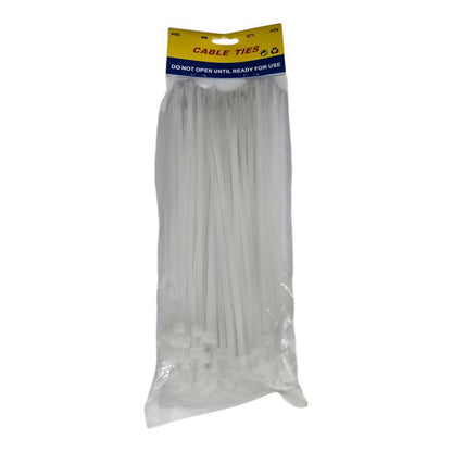 Amarra Plastica 300 X 3.6 Mm.blanca