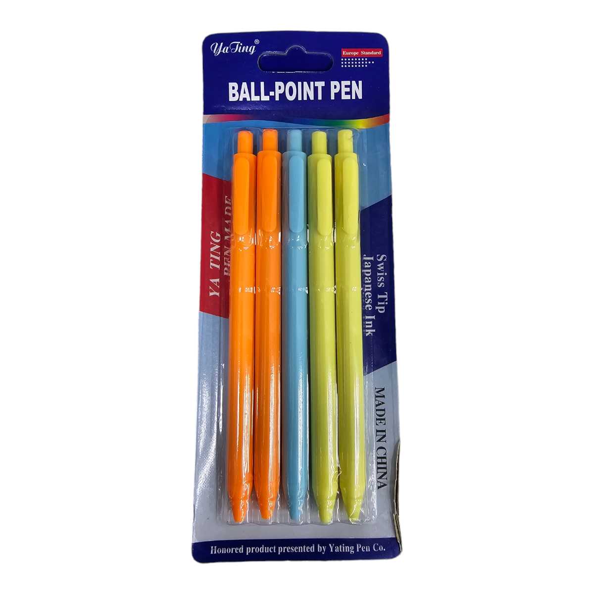 Set 5 Lapices Gel Boligrafos Lapicero  Tinta Azul