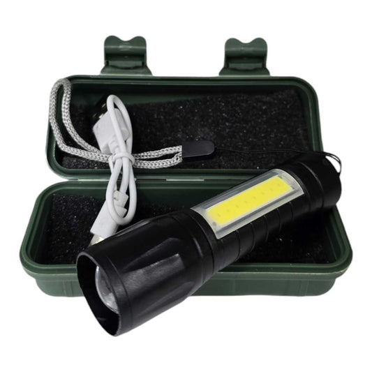 Mini Linterna Led Linterna Tactica Linterna Recargable Usb