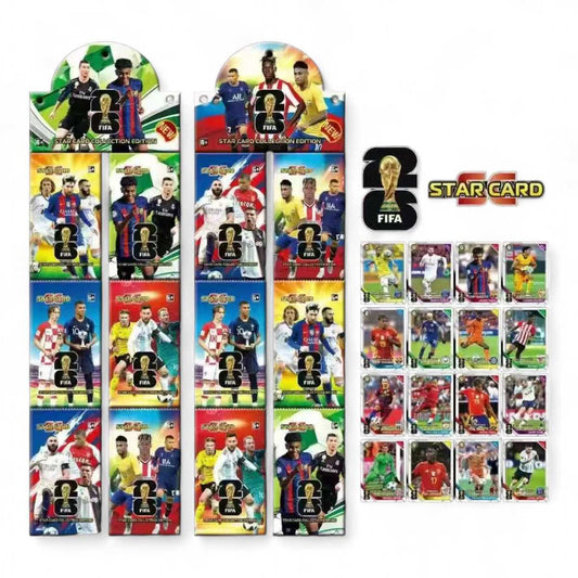 Cartas de fútbol 3 tira×12 sorbres