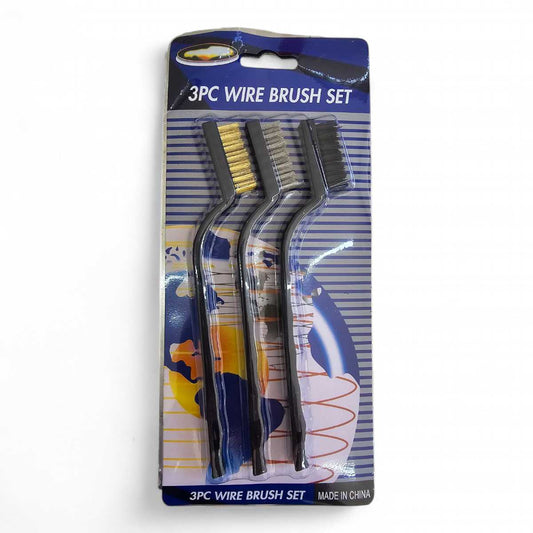 Set 3 Cepillos Limpieza Accesorios Hogar Oxido Auto