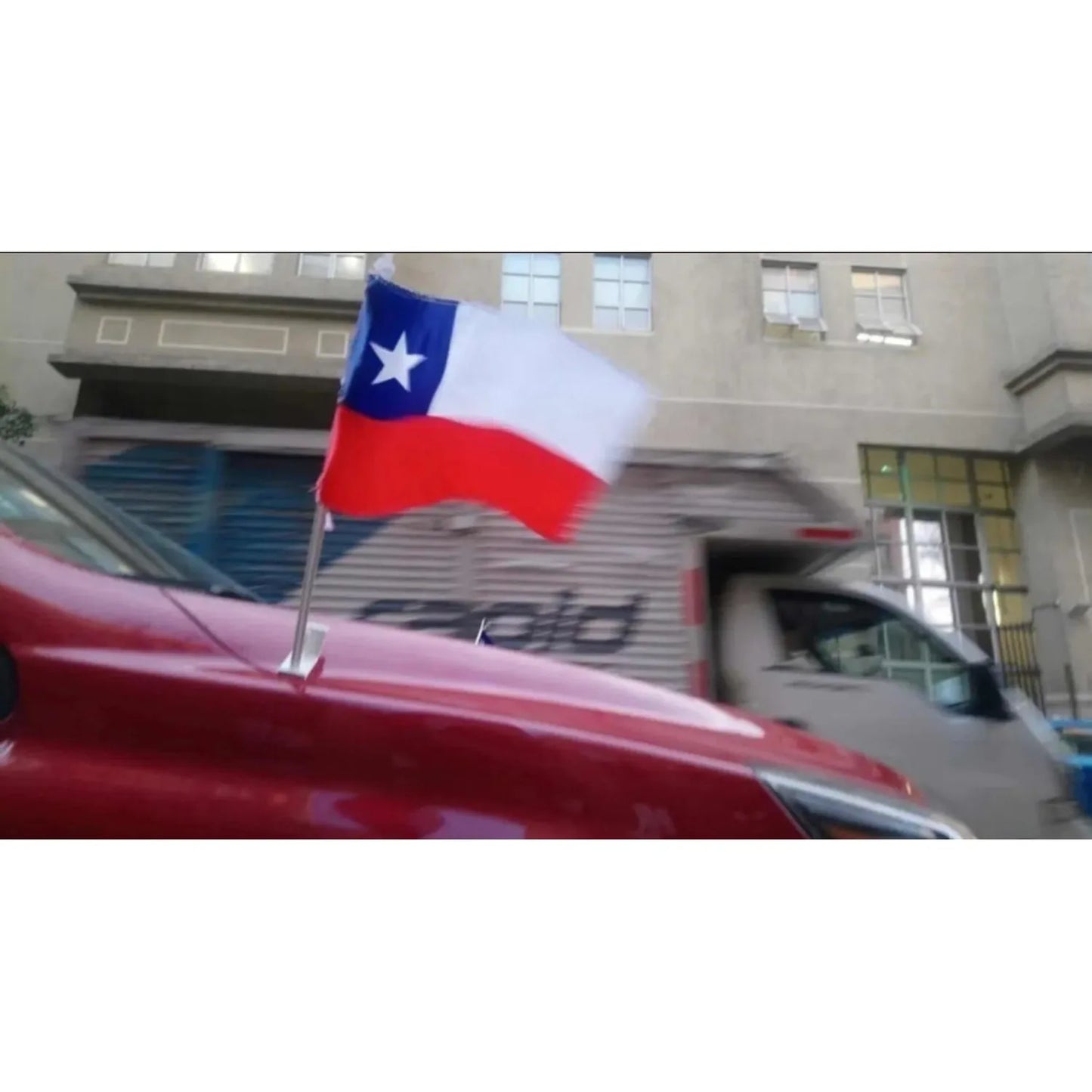 Banderín Fiestas Patria Camión/ Bandera Chilena